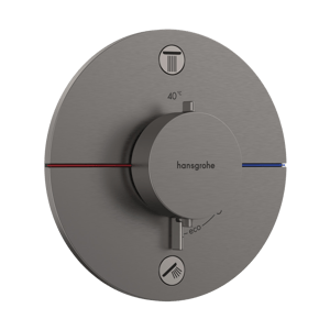 Hansgrohe Showerselect Comfort S Unterputz Badewannenarmatur 2 Verbraucher Brushed Black Chrome