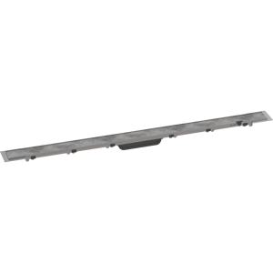 Hansgrohe RainDrain Rock kit de finition pour rigole de douche découpable 100cm RSV Look grille à carreler
