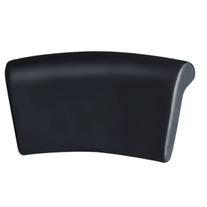 Luca Varess Apoyo coussin de bain noir