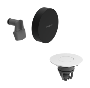 Hansgrohe Exafill afwerkingsset voor badvulling, afvoer en overloop Mat Zwart