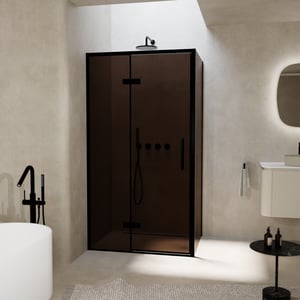Balmani Senses Design douche en coin avec porte pivotante