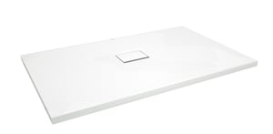 Villeroy & Boch Squaro Infinity Duschwanne: 140 x 90 cm, Quaryl, Weiß matt