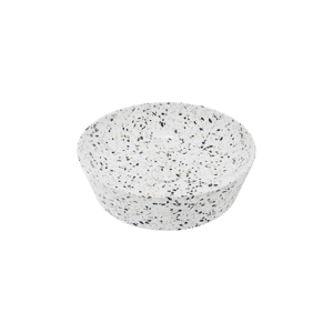 Balmani Still Aufsatzbecken weiß/schwarz terrazzo matt rund  Ø 38 cm