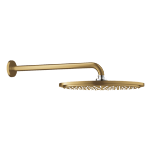 Grohe Rainshower Cosmopolitan 310 Regendusche Duschkopf: Rund, Wandmontage, 31cm, Brushed Cool Sunrise