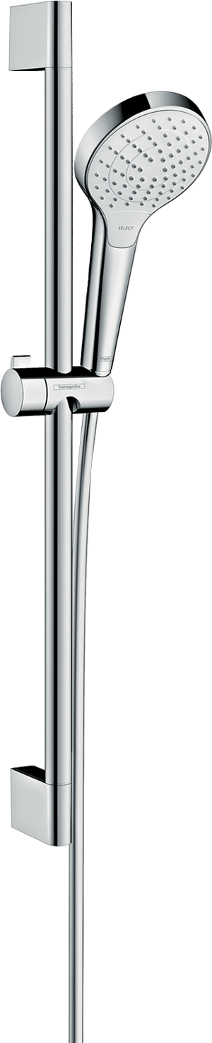 Hansgrohe Croma Select S douchestang met douchekop Vario EcoSmart 11cm 3 straalfuncties glanzend chroom