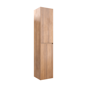 Balmani Mitra zwevende badkamerkast teak 35 x 35 x 169 cm