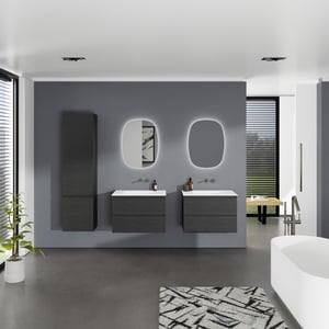Balmani Lucida meuble salle de bains avec lavabo Tablo Arcato