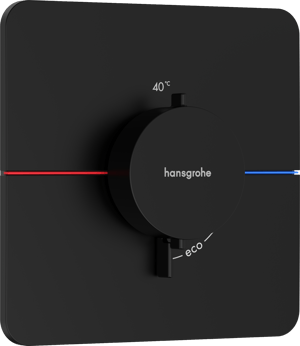 Hansgrohe Showerselect Comfort Q inbouw thermostaat mat zwart