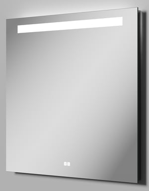 Luca Varess Solia rechthoekig badkamerspiegel 80 x 75 cm met spiegelverlichting en -verwarming