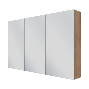 Linie Montro spiegelkast 120 x 75 cm bruine eik