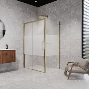 Balmani Senses Design Eckdusche mit Schiebetür