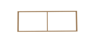 Balmani Legno socle pour meuble sous-vasque chêne vieilli 150 x 52,5 cm