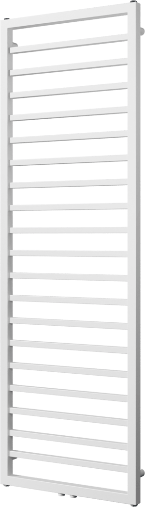 Vipera Listona Handtuchheizkörper: 180 x 50 cm, Elektro- und Zentralheizung, Weiß matt, Seiten- & Mittelanschluss, 911W