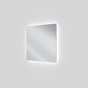 Linie Lux miroir arrondi lumineux 83 x 75 cm