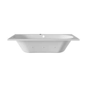 Luca Varess Rosala whirlpool 180 x 80 cm acryl Glanzend Wit