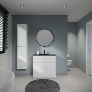 Linie Lado meuble salle de bains avec lavabo Baro