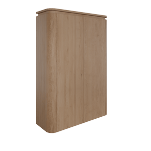 Balmani Moon zwevend badkamerkast naturel eiken 90 x 32 x 130 cm