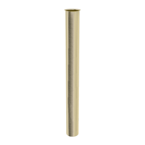 Santeg Draintube Verlängerungsstück mit Ringablauf Handwaschbecken, Champagne Gold gebürstet, Ø32mm 30 cm