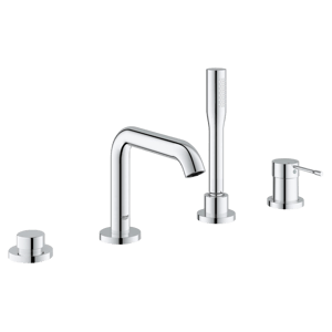 Grohe Essence mengkraan randmontage (4 gaten) badkraan glanzend chroom