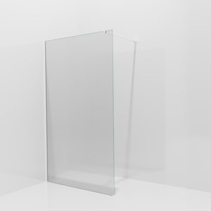 Balmani Modular Walk-In Dusche: 120 x 200 cm, Ribs, inklusive Coating, Profil Weiß matt