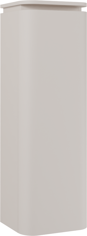 Balmani Moon zwevend badkamerkast rechts Cotton Beige 44 x 32 x 130 cm