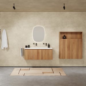 Balmani Idra by Mitra badkamermeubel met Tablo Arcato Wastafel