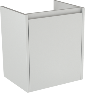 Storke Seda hängender Waschbeckenunterschrank: 45 x 35 cm, Weiß matt, mit Tür
