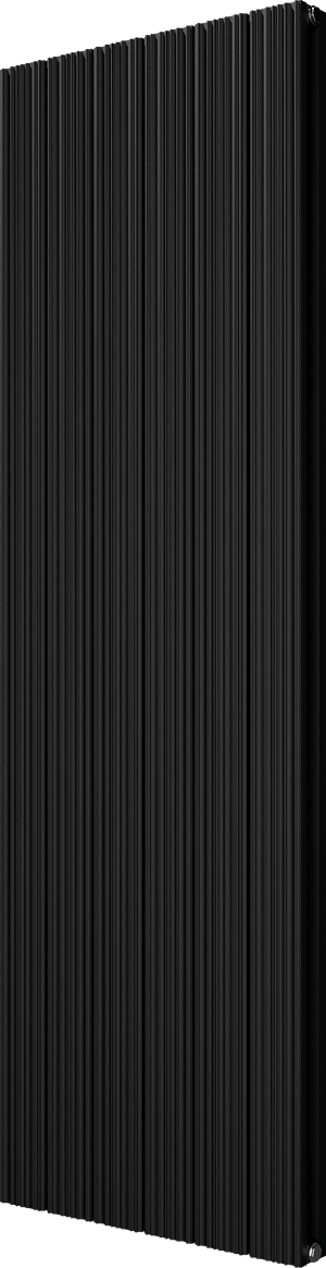 Vipera Mares Doppelhandtuchheizkörper: 56,5 x 180 cm, Zentralheizung, Schwarz matt, Seiten- & Mittelanschluss, 2159W