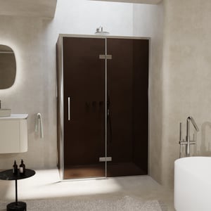 Balmani Senses Design Eckdusche mit Drehtür