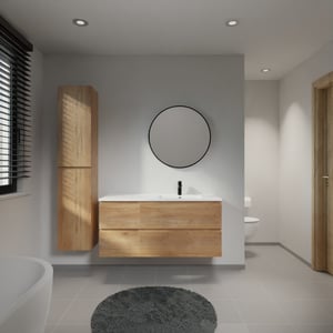 Linie Lado meuble salle de bains avec lavabo Vano