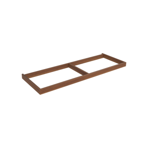 Balmani Lucida socle pour meuble sous-vasque noyer Américain 135 x 55 cm