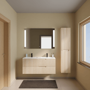 Linie Ribbo meuble salle de bains avec lavabo Vano