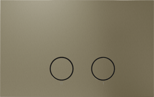 Perola bedieningspaneel Brushed Champagne Gold voor Sigma UP320 of UP720 inbouwreservoir
