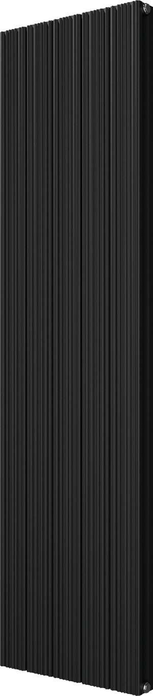Vipera Mares Doppelhandtuchheizkörper: 47 x 180 cm, Zentralheizung, Schwarz matt, Seiten- & Mittelanschluss, 1821W