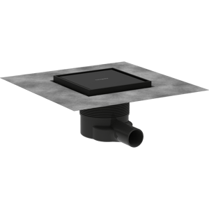 Hansgrohe RainDrain Brillance rigole de douche 15cm Noir Mat