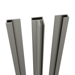 Linie lot de profilés d'angle + profilés latéraux pour panneau mural salle de bain 210 cm PVC Oregon