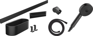 Hansgrohe WallStoris set d'accessoires de douche noir mat