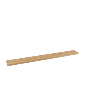 Balmani Legno tablette de finition pour armoire de toilette chêne vieilli 150 x 18 cm