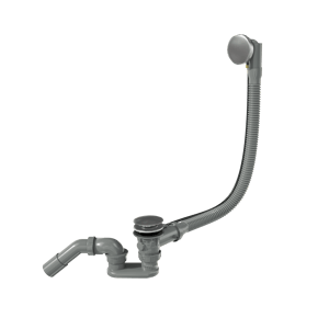 Santeg Unibath Flat siphon de baignoire avec trop-plein 70 cm chrome
