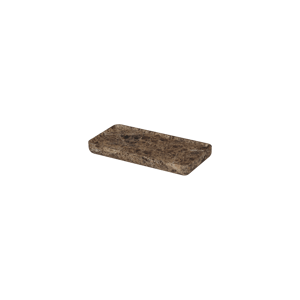 Balmani Tray étagère murale Marbre Dark Emperador 25 x 12 cm