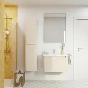 Storke Soft Badmöbel Set mit Kera Soft Waschtisch