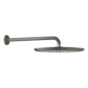 Grohe Rainshower Cosmopolitan 310 Regendusche Duschkopf: Rund, Wandmontage, 31 cm, Brushed Hard Graphite