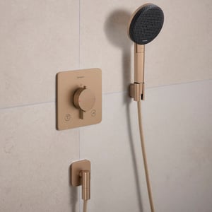 Hansgrohe Ecostat Comfort Q Unterputz-Thermostat, Einbauelement nicht inklusive