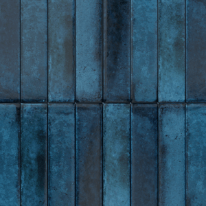 Carruzo Volcan keramische wandtegels 32 stuks 6x25cm Azul