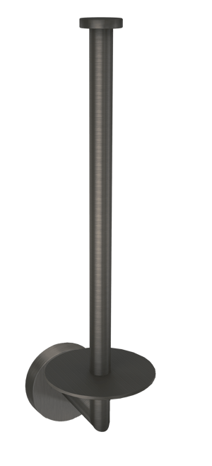 Blaufoss Harmony Reserve-WC-Rollen-Halter, Brushed GunMetal