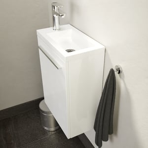 SanyOne Roxy Gäste-WC Möbel mit Roxy Waschtisch