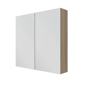 Linie Montro armoire de toilette 80 x 75 cm chêne clair