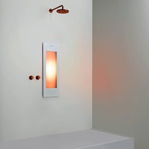 Sunshower One S Infrarot Unterputz white