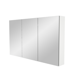 Storke Reflecta Spiegelschrank Bad: 130 x 75 cm, Weiß matt