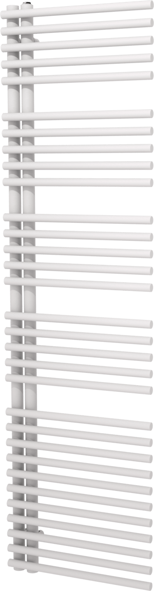Vipera Nevada Handtuchheizkörper: 50 x 180 cm, Zentralheizung, Weiß matt, Seitenanschluss, 934W